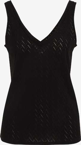 melns WE Fashion Topiņš: no priekšpuses