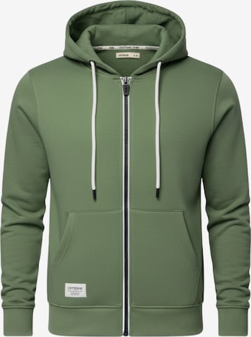 Sweat-shirt Ombre en vert : devant