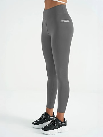 Skinny Leggings 'Gamaschen' di Tommy Life in grigio