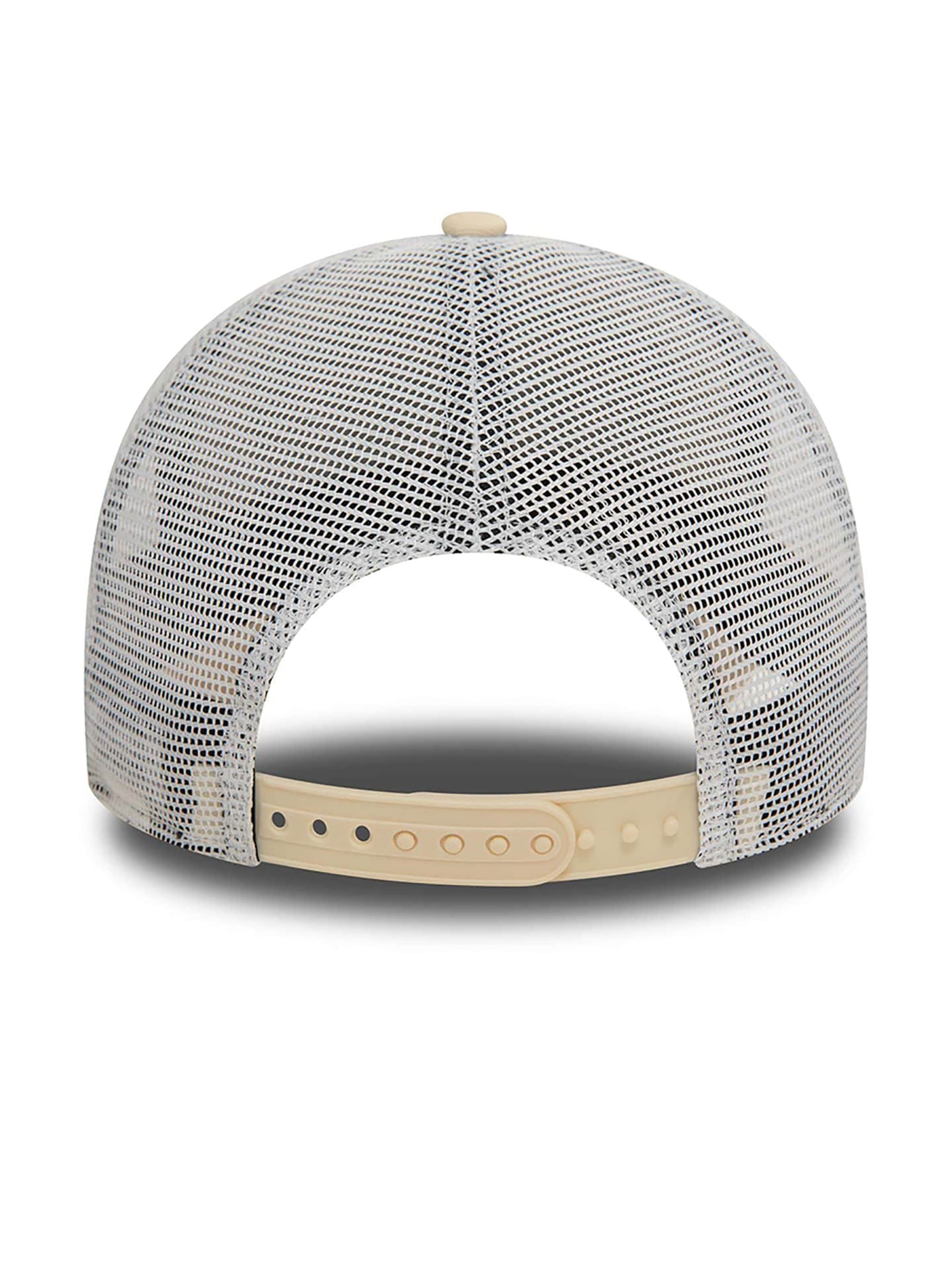 NEW ERA Cap '9FORTY Trucker Miami Patch' in Beige