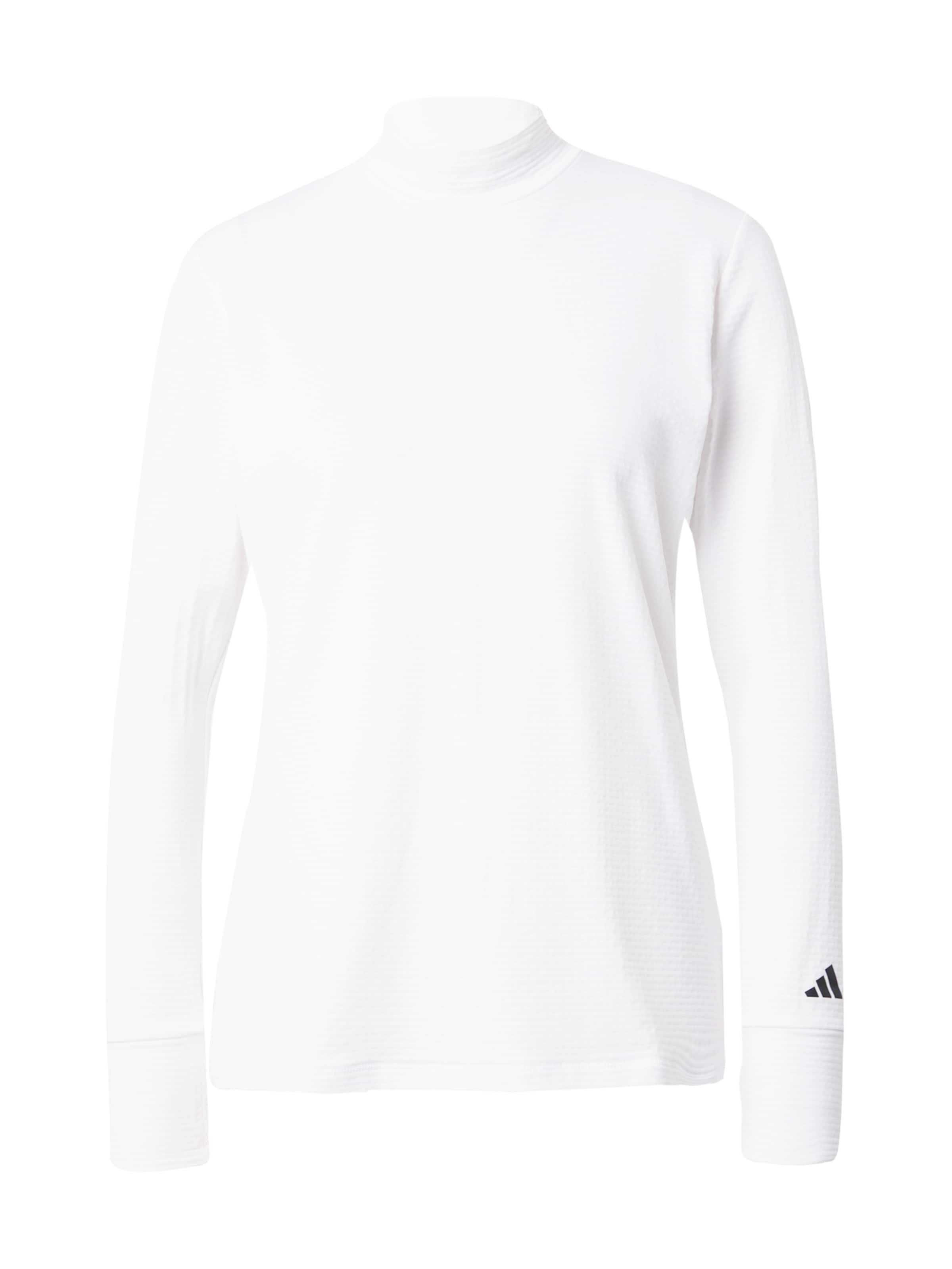 ADIDAS GOLF Sport sweatshirt 'W C.RDY LS' i vit: framsida