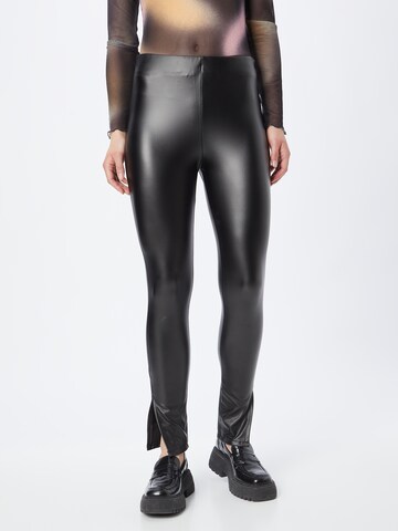 Hailys Skinny Leggings 'Tessa' in Zwart: voorkant