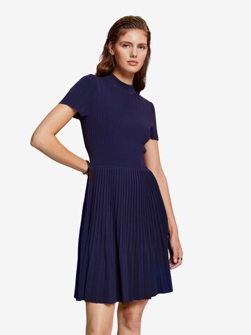 ESPRIT Strickkleid in Blau