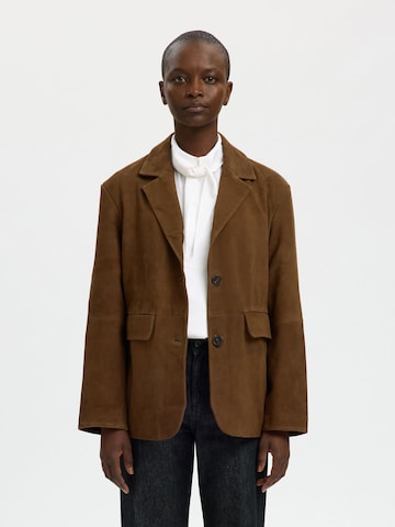 SELECTED Blazer in Brown: front