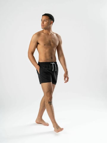 Shorts de bain ' Swimshorts ' TEESHOPPEN en noir