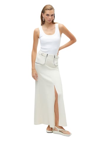 NOCTURNE Skirt in White