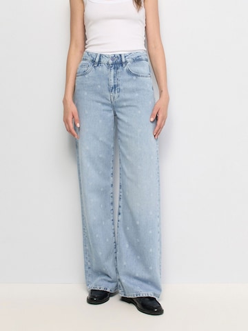 Wide Leg Jean Salsa Jeans en bleu : devant