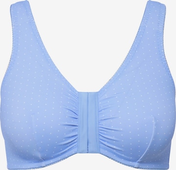 Ulla Popken BH in Blauw: voorkant