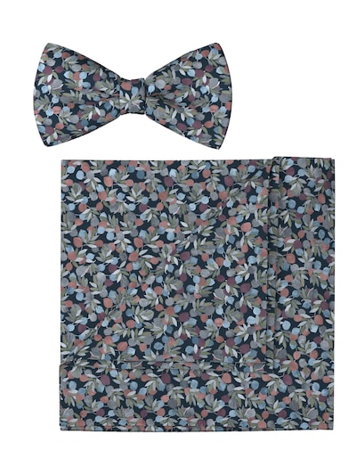 OLYMP Bow Tie in Blue / marine blue / Taupe, Item view