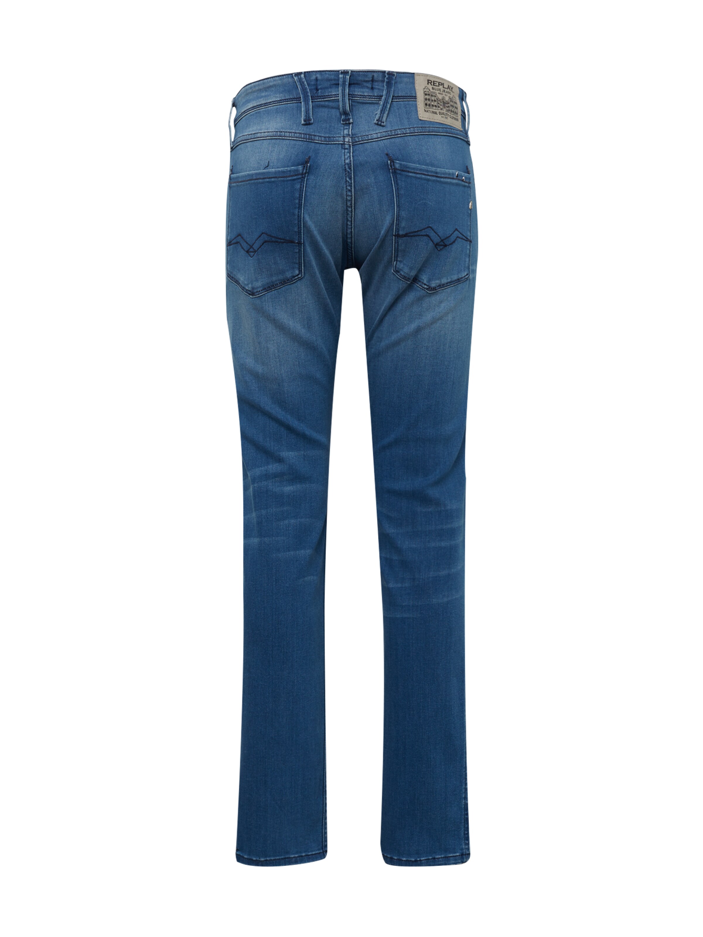 REPLAY Slimfit Jeans 'Anbass' i blå