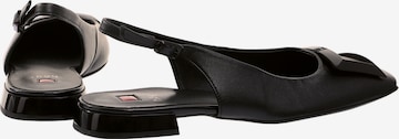 Högl Ballet Flats with Strap 'Jacky' in Black