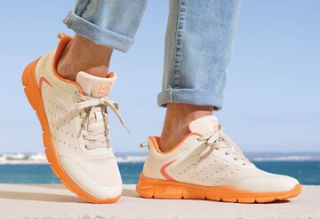 JOHN DEVIN Σνίκερ χαμηλό σε λευκό