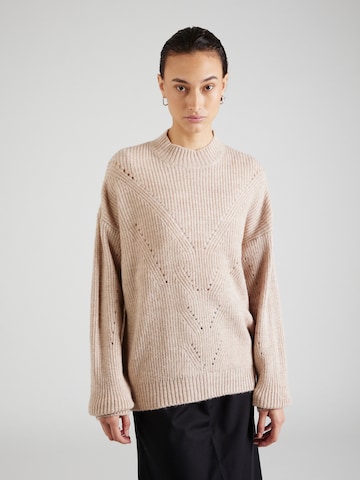 ABOUT YOU Sweater 'Arianna' in Beige: front