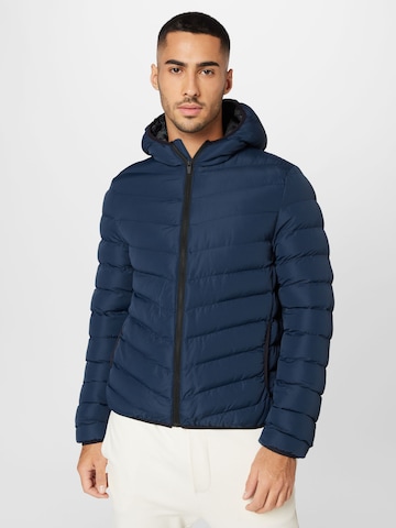 BRAVE SOUL Winterjas in Blauw: voorkant