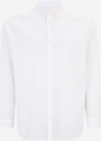 Jack & Jones Plus Regular fit Button Up Shirt in White: front