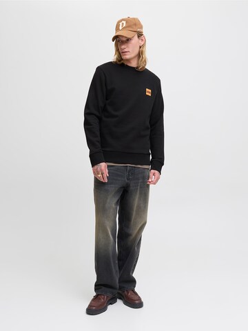 JACK & JONES Sweatshirt 'JJBRANDY' in Schwarz