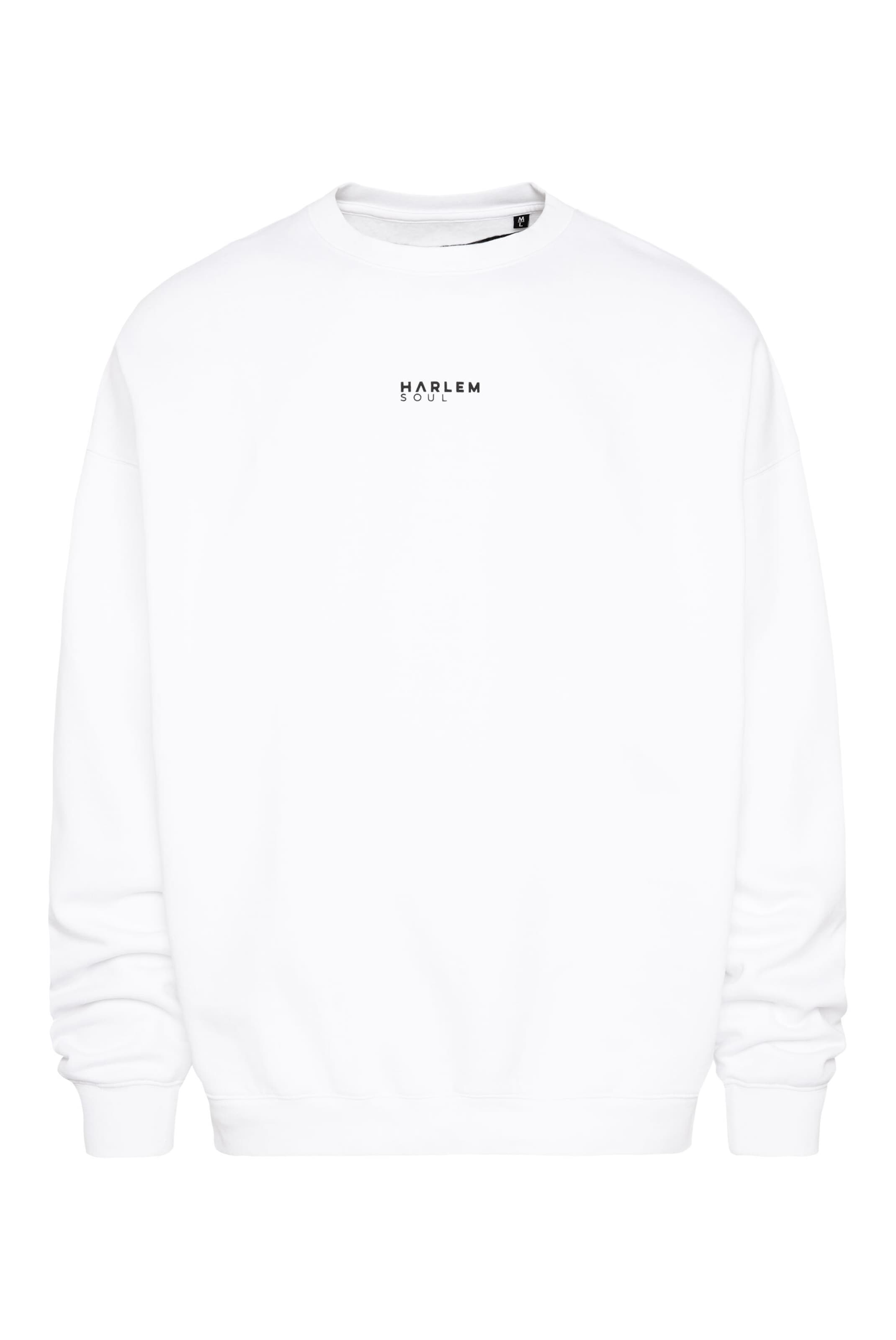 Harlem Soul Sweatshirt 'DRA-KE' in Weiß: Vorderseite