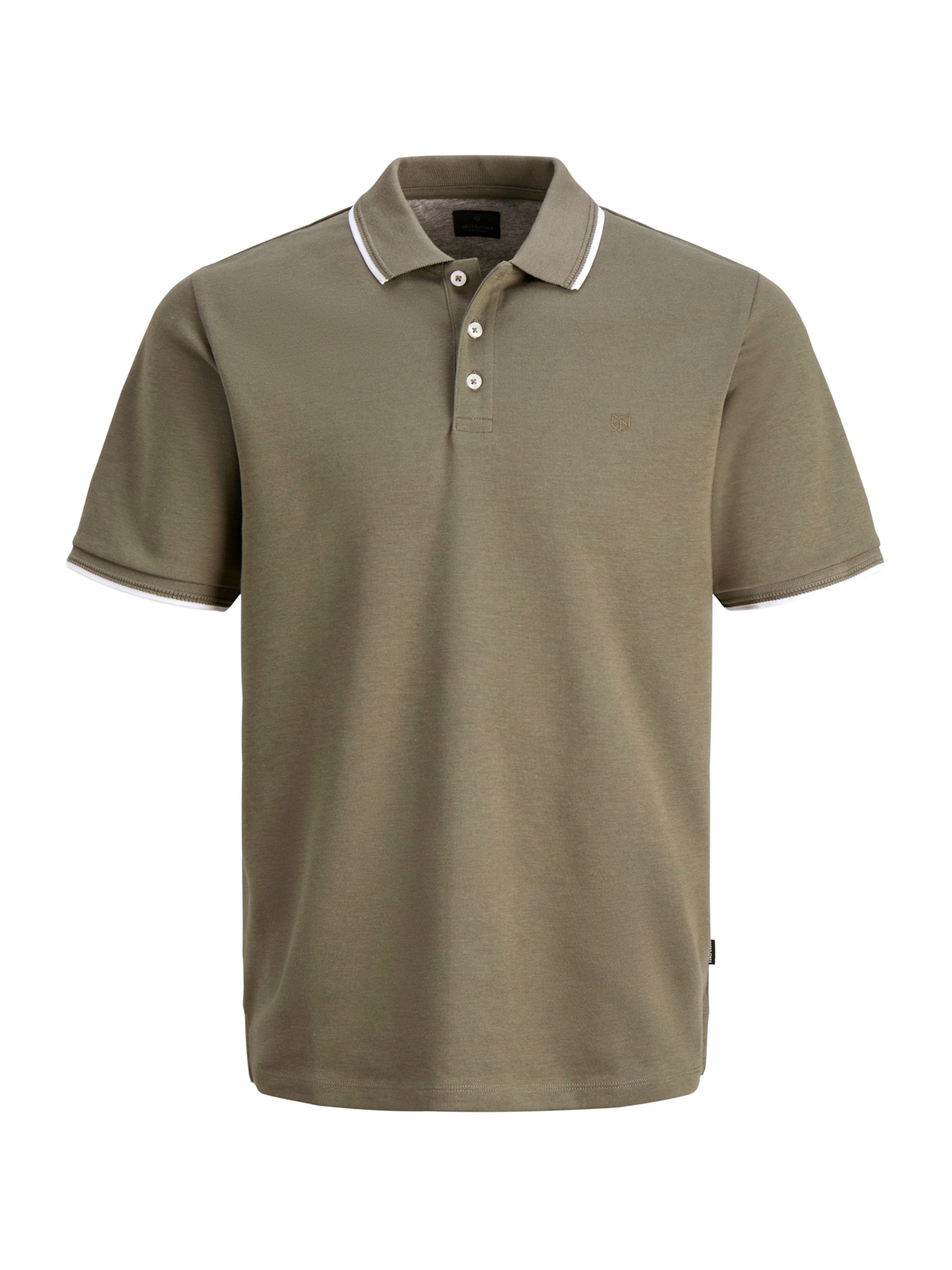 Jack & Jones Premium Shirt 'JPRBLAETHAN' in Groen: voorkant