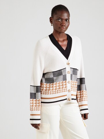 OBJECT - Cárdigan 'OBJBLAKSY' en blanco: frente