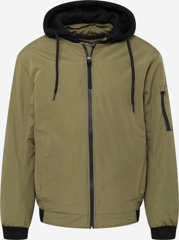 TOM TAILOR DENIM Between-season jacket in Green: front