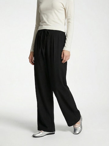 studioselect Wide Leg Hose 'Lilia' in Schwarz: Vorderseite