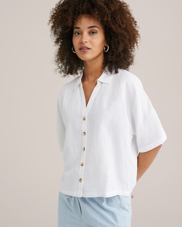 WE Fashion Bluse i hvit: forside