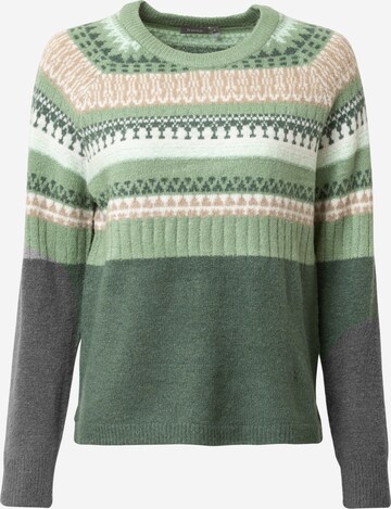 Pullover di Fransa in verde: frontale