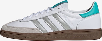 ADIDAS ORIGINALS Baskets basses 'Handball Spezial' en 36,5-37 en mastic / turquoise / argent / blanc, Vue avec produit