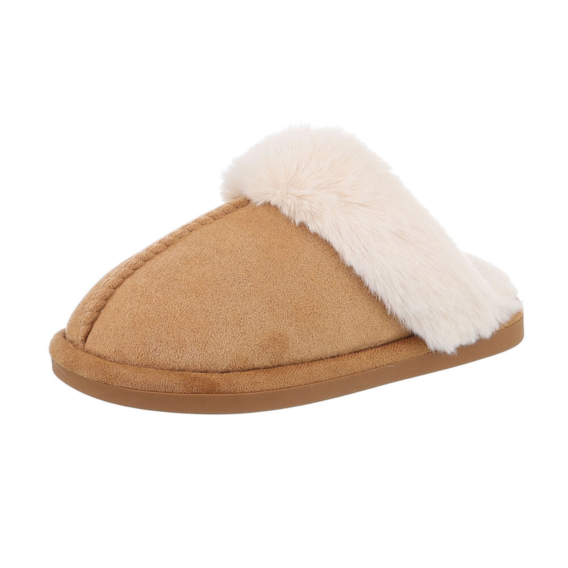 Ital-Design Slippers in Beige: front
