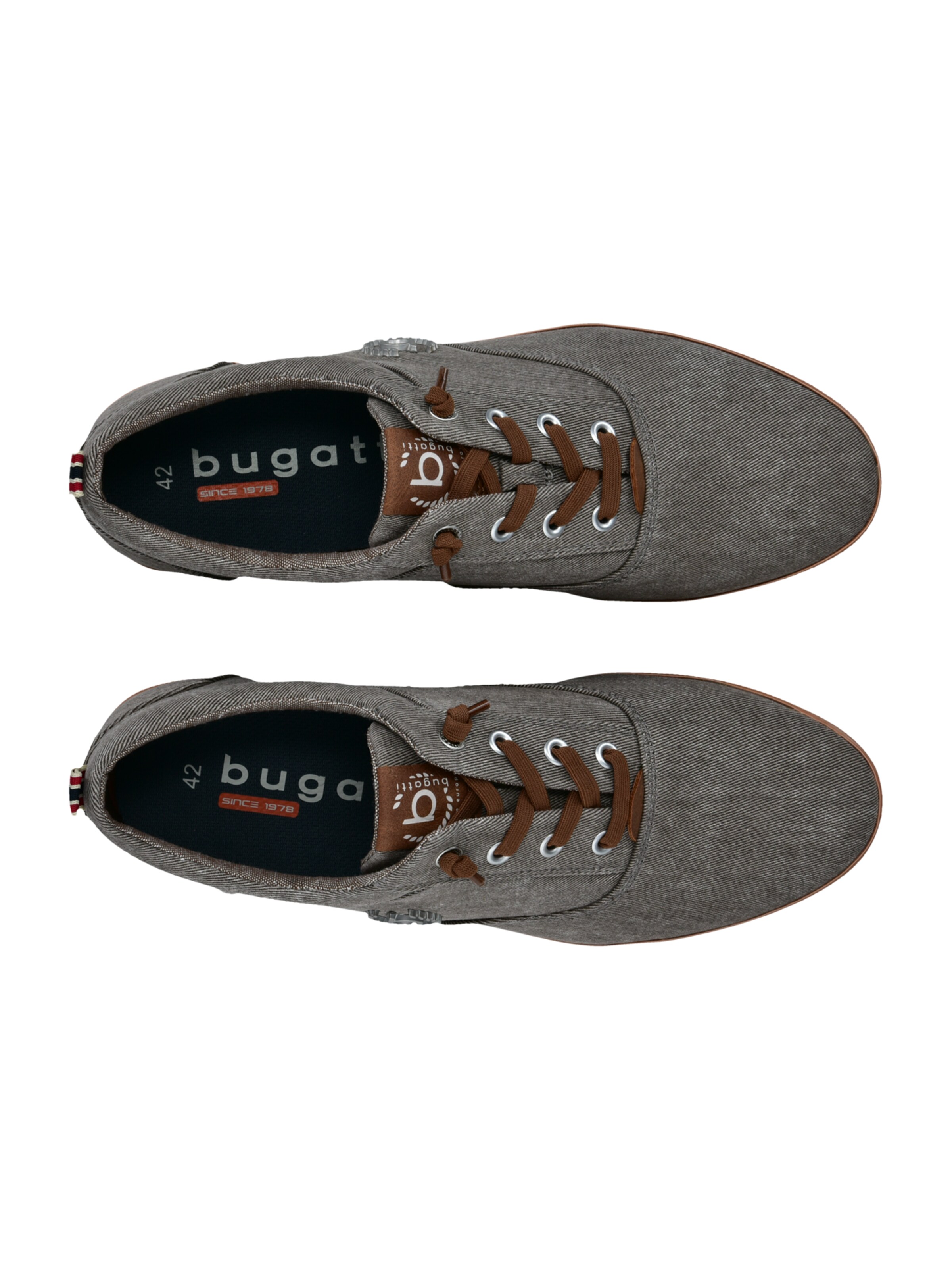 Baskets basses 'Alfa' bugatti en gris