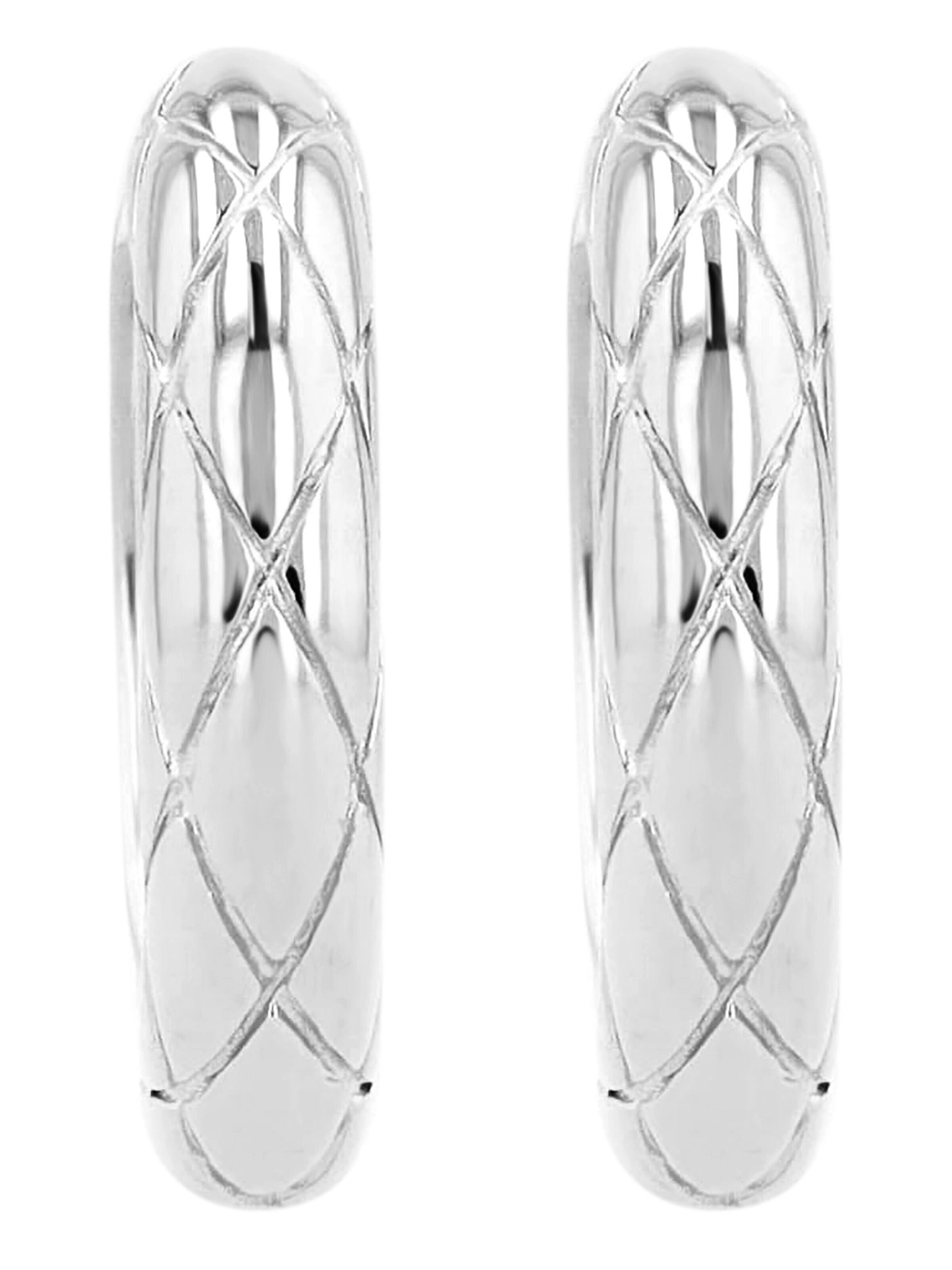 Akzent Earrings '"Marica" aus 925 Sterlingsilber, rhodiniert, langlebig' in Silver: front