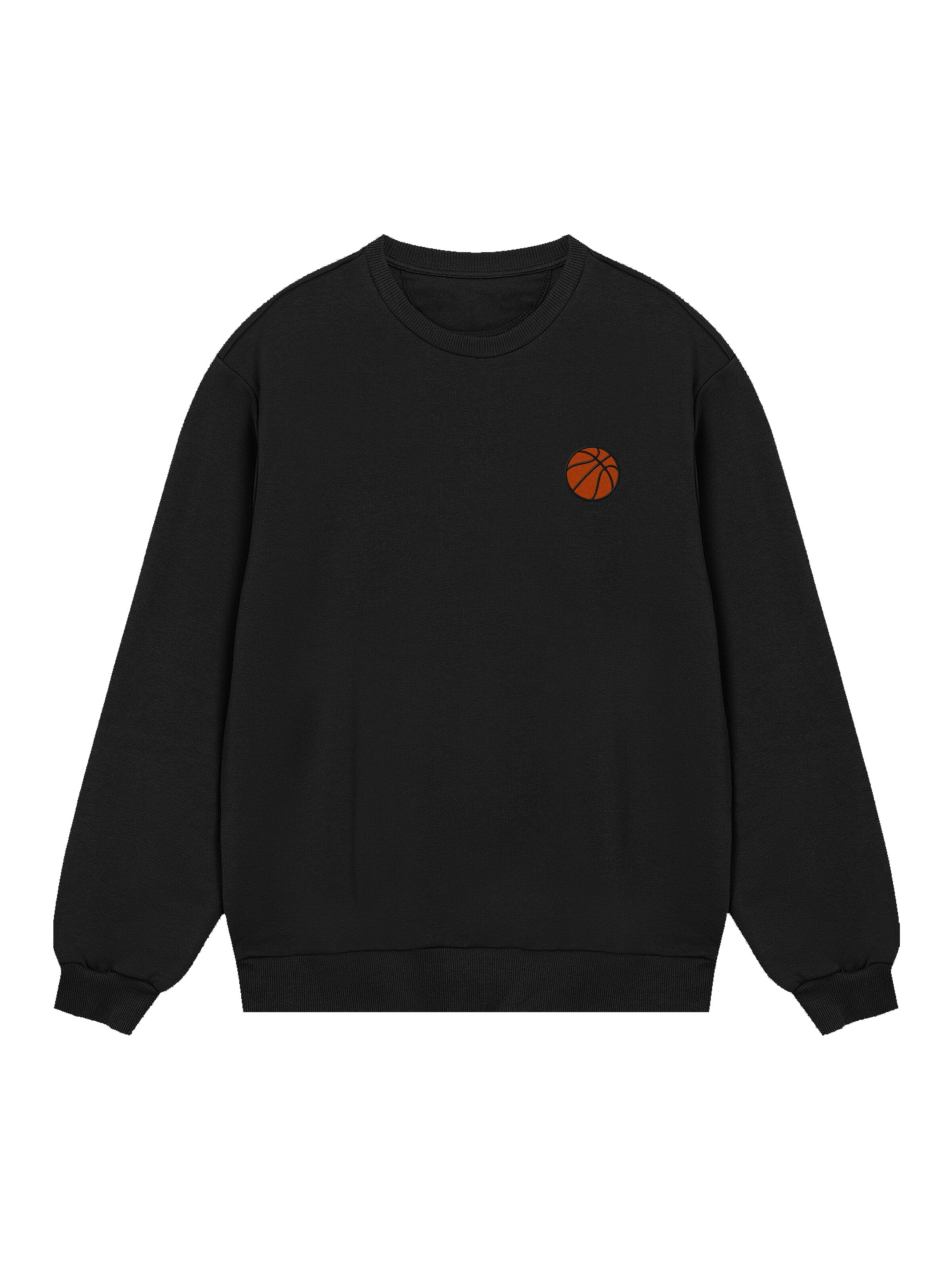 F4NT4STIC Sweatshirt 'Basketball' in Zwart: voorkant