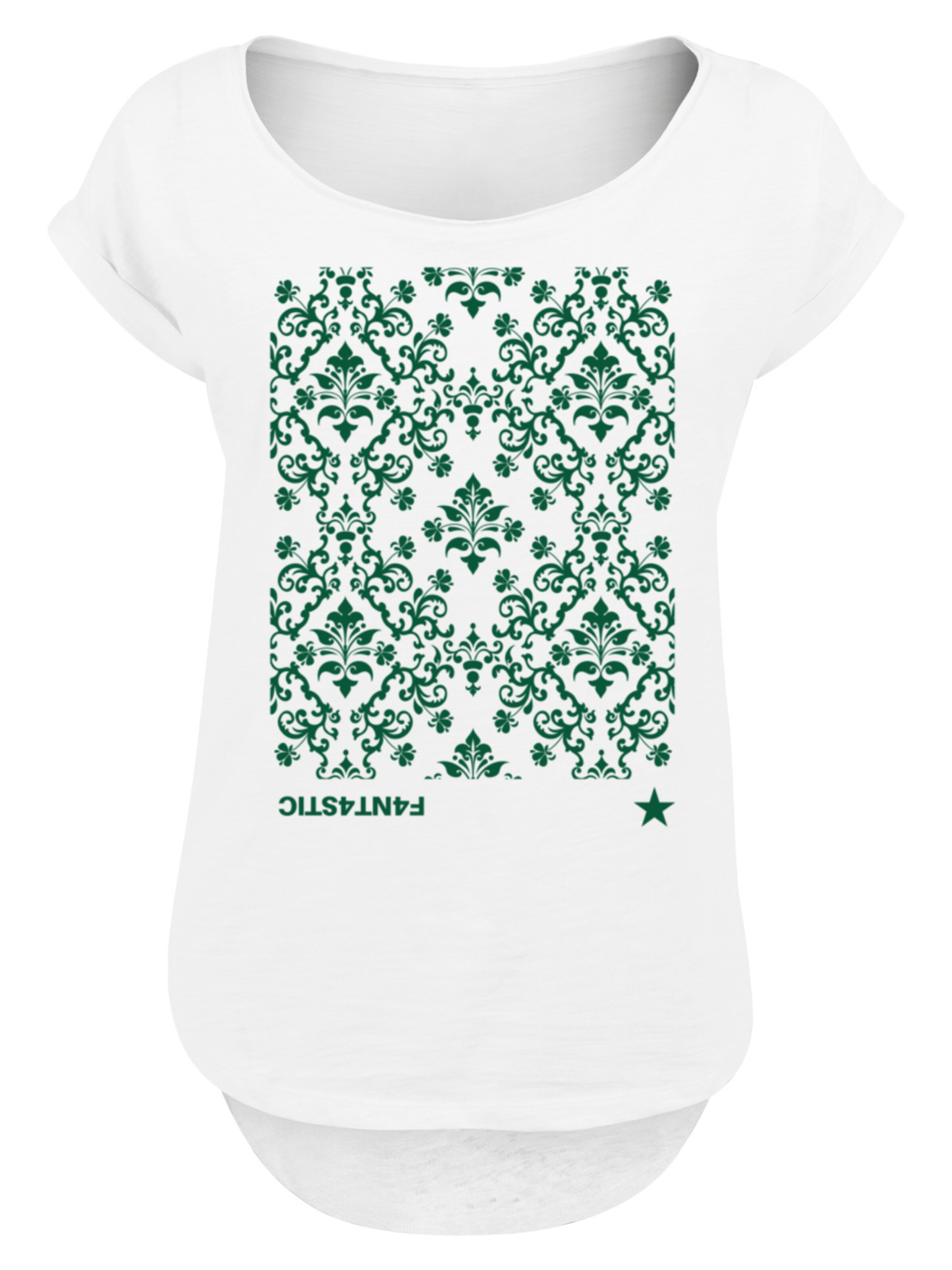 F4NT4STIC Shirt in Wit: voorkant