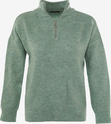 Pull-over Trendyol en vert : devant