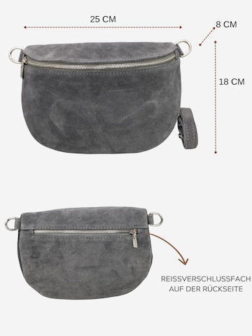 Brise Schultertasche 'Afia Suede'‌‌‌‌‌‌‌ in Grau