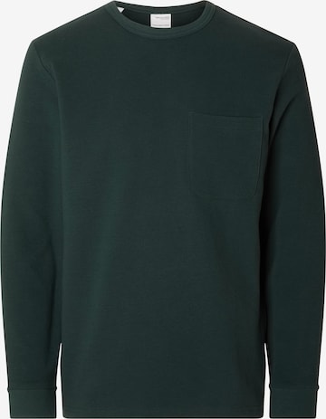 SELECTED HOMME Μπλουζάκι 'Colin' σε πράσινο: μπροστά