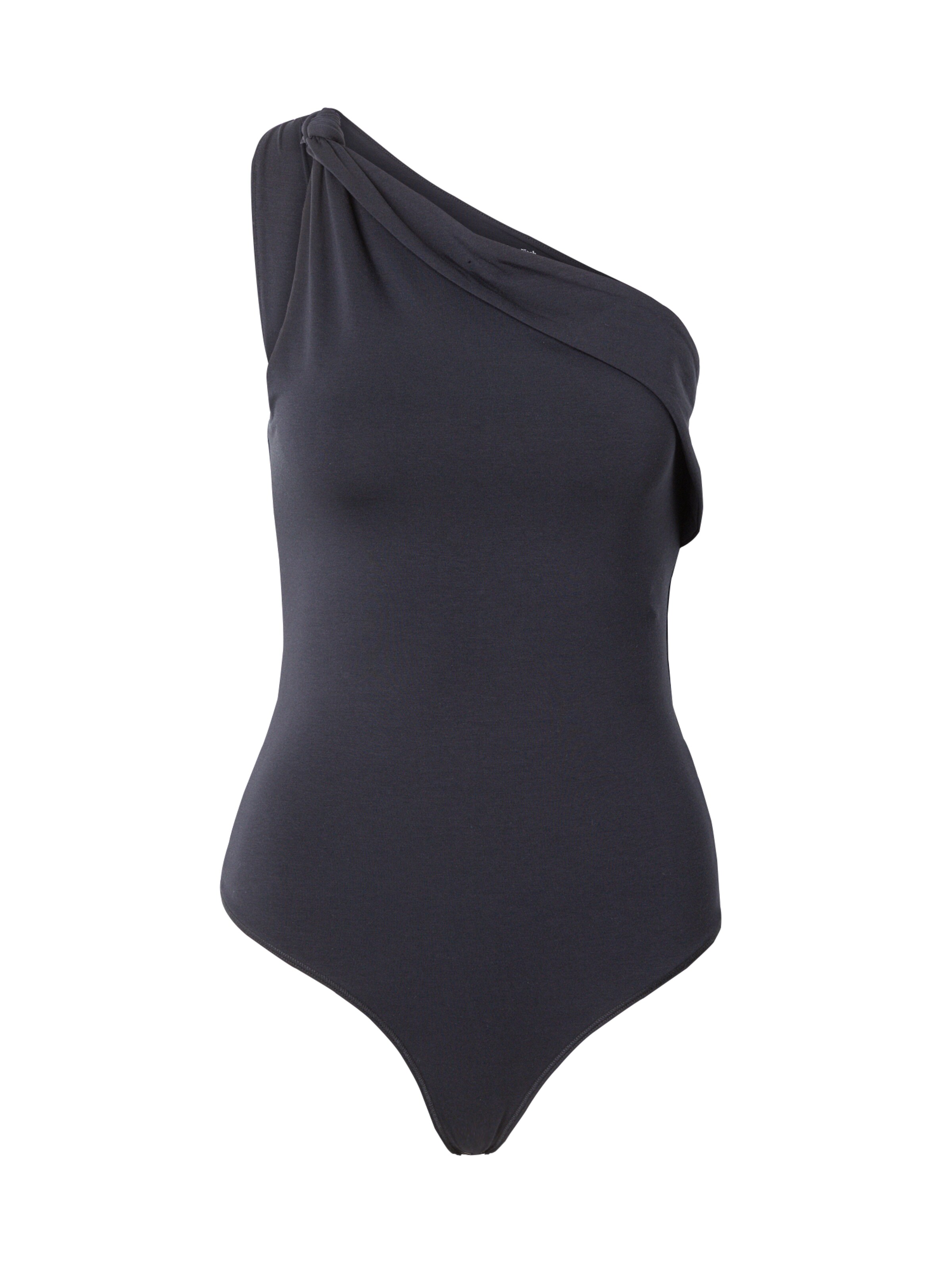 Abercrombie & Fitch Κορμάκι-μπλουζάκι σε μαύρο: μπροστά