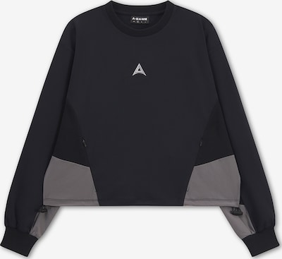 A-Game Sweater majica veličine XS u siva / crna, Pregled proizvoda