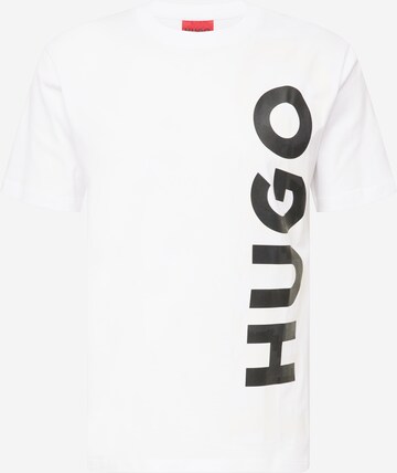 T-Shirt 'Dansovino' HUGO en blanc : devant