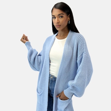 Elara Gebreide mantel in Blauw