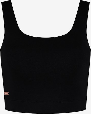 Urban Goddess Yoga & Activewear Medium Support Sport-BH 'Mandala ' in Schwarz: Vorderseite