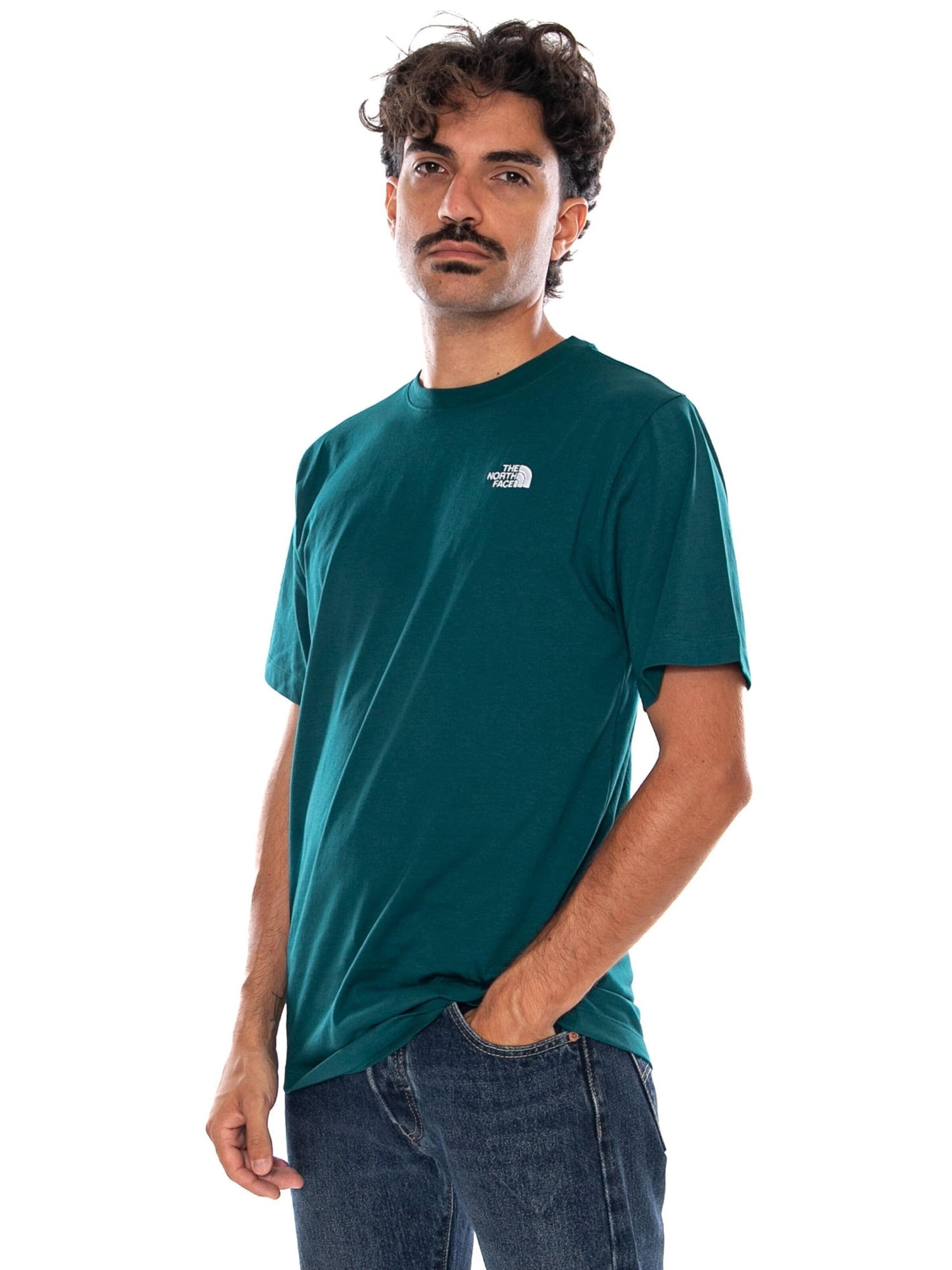 THE NORTH FACE Koszulka 'M EVO SD REG SS TEE PACIFIC TEAL' w kolorze zielony