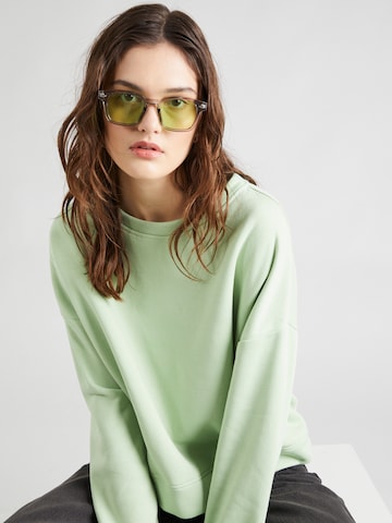 PIECESSweater majica 'CHILLI' - zelena boja