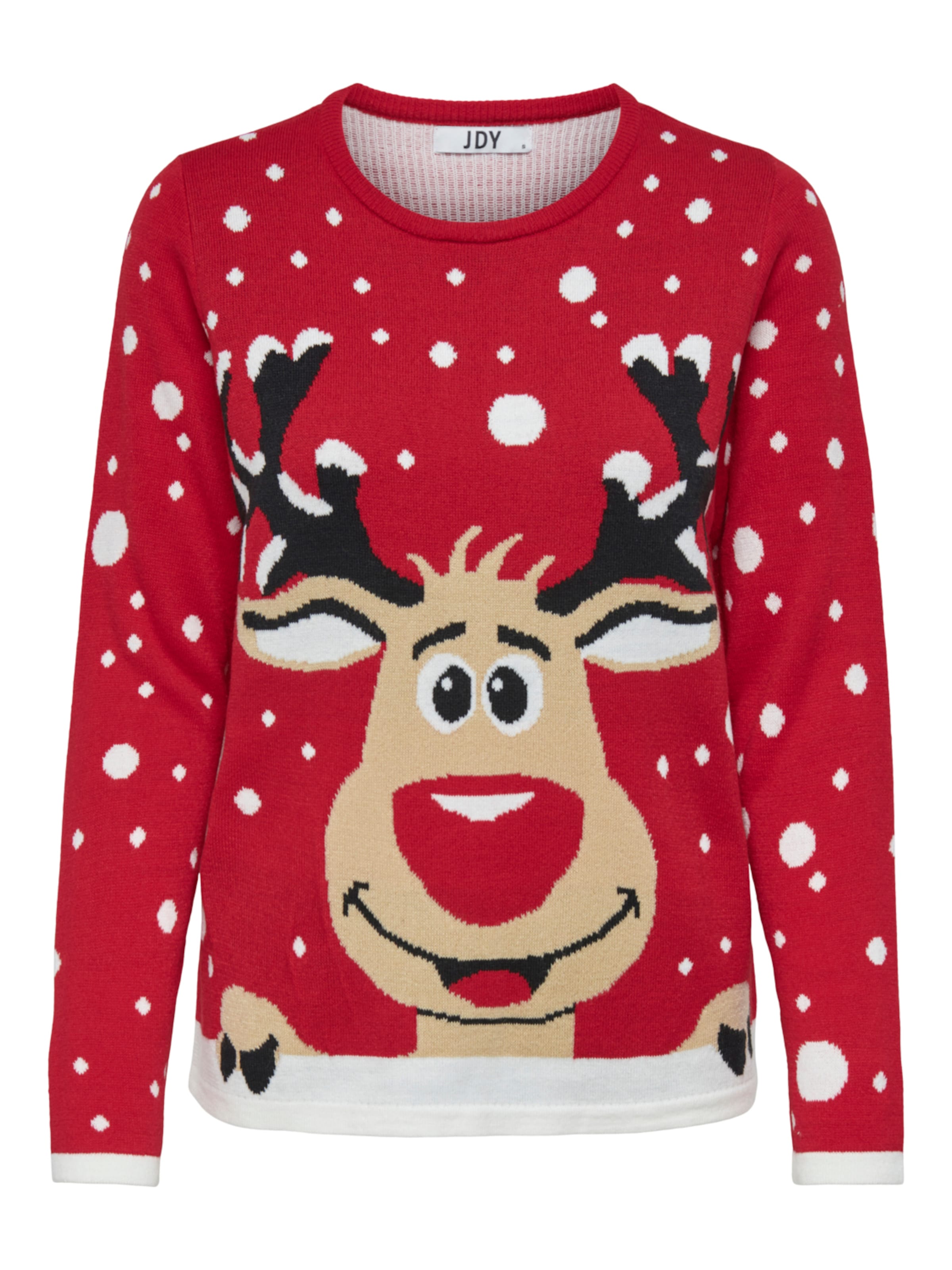Pulover 'Lucia' de la JDY pe roșu: față
