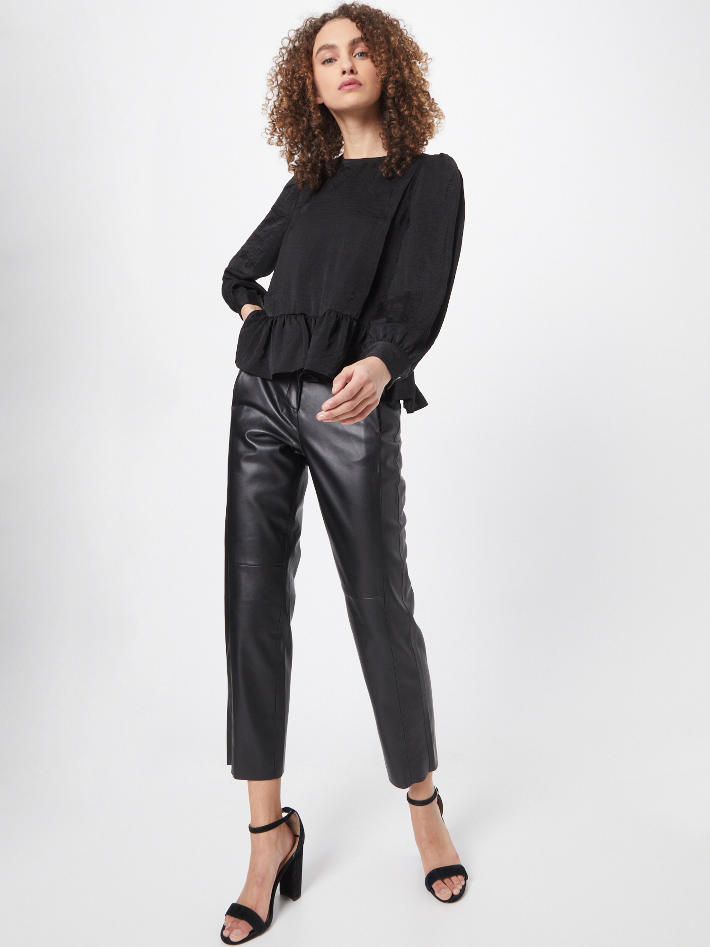 Frauen Große Größen s.Oliver Bluse in Schwarz - ZL46450 Frauen Große Größen s.Oliver Bluse in Schwarz - ZL46450