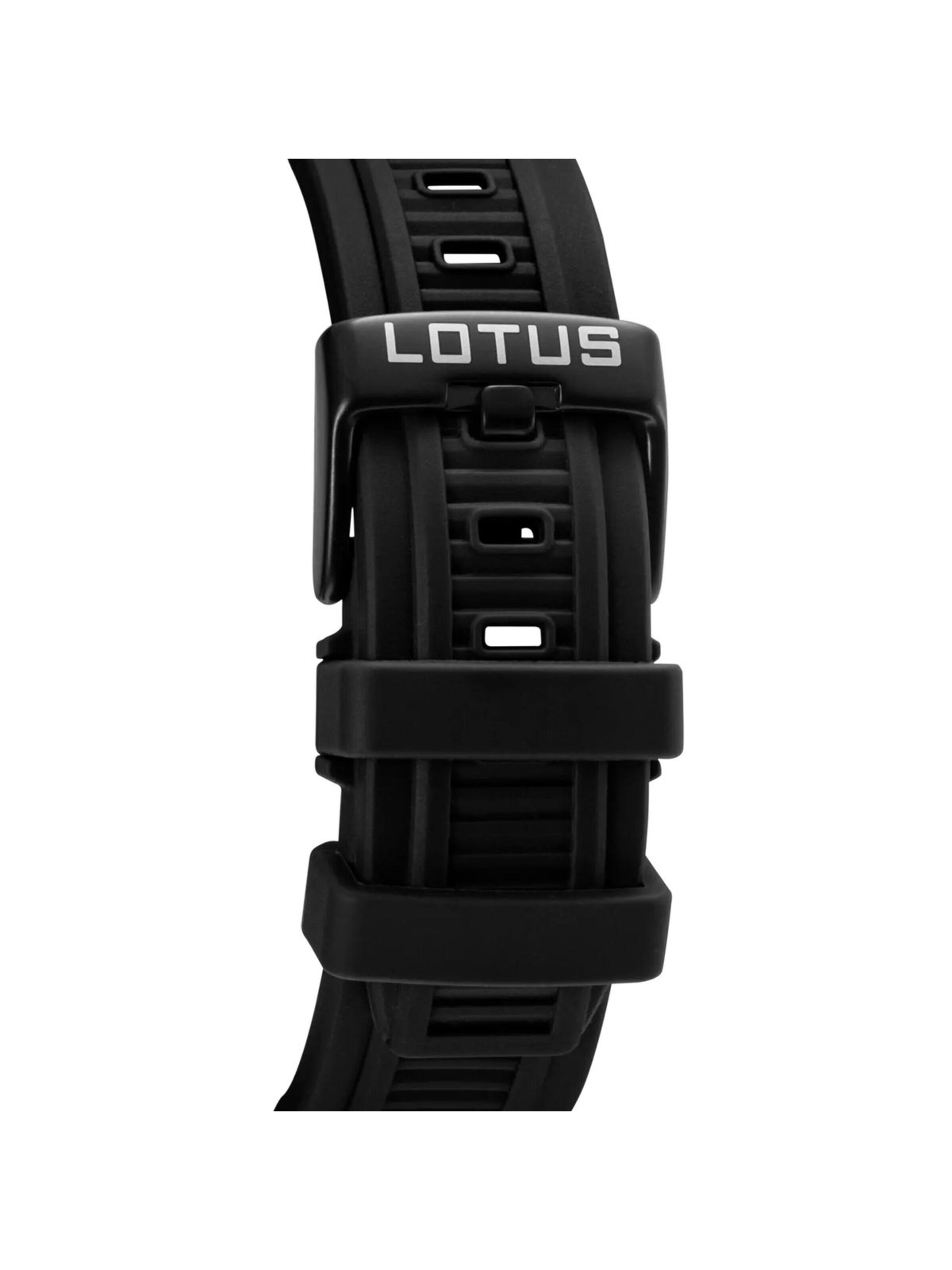 Montre à affichage analogique Lotus en noir