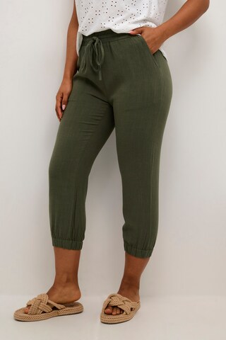 Love Copenhagen Slimfit Broek 'Kamri ' in Groen: voorkant