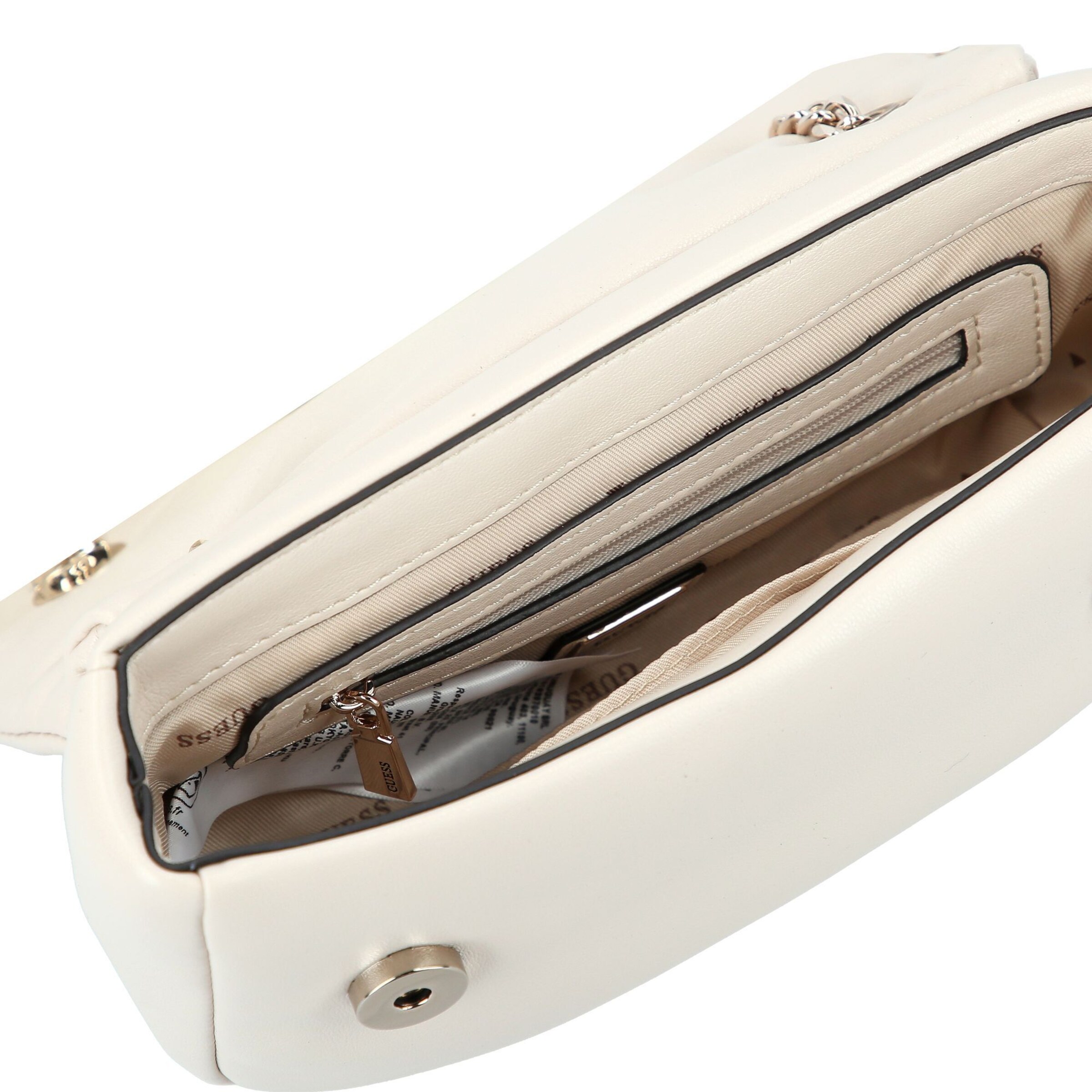 GUESS Umhängetasche 'Sunetra' in Weiß