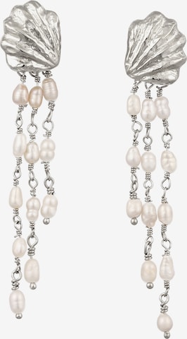 Boucles d'oreilles Haze&Glory en argent : devant