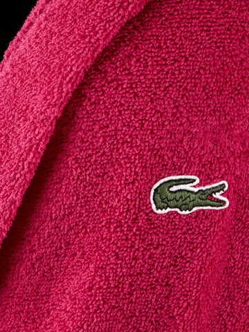 LACOSTE Long Bathrobe 'LOPEN' in Red